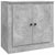 Sideboard Concrete Grey 70x35.5x67.5 cm Engineered Wood