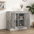 Sideboard Concrete Grey 70x35.5x67.5 cm Engineered Wood