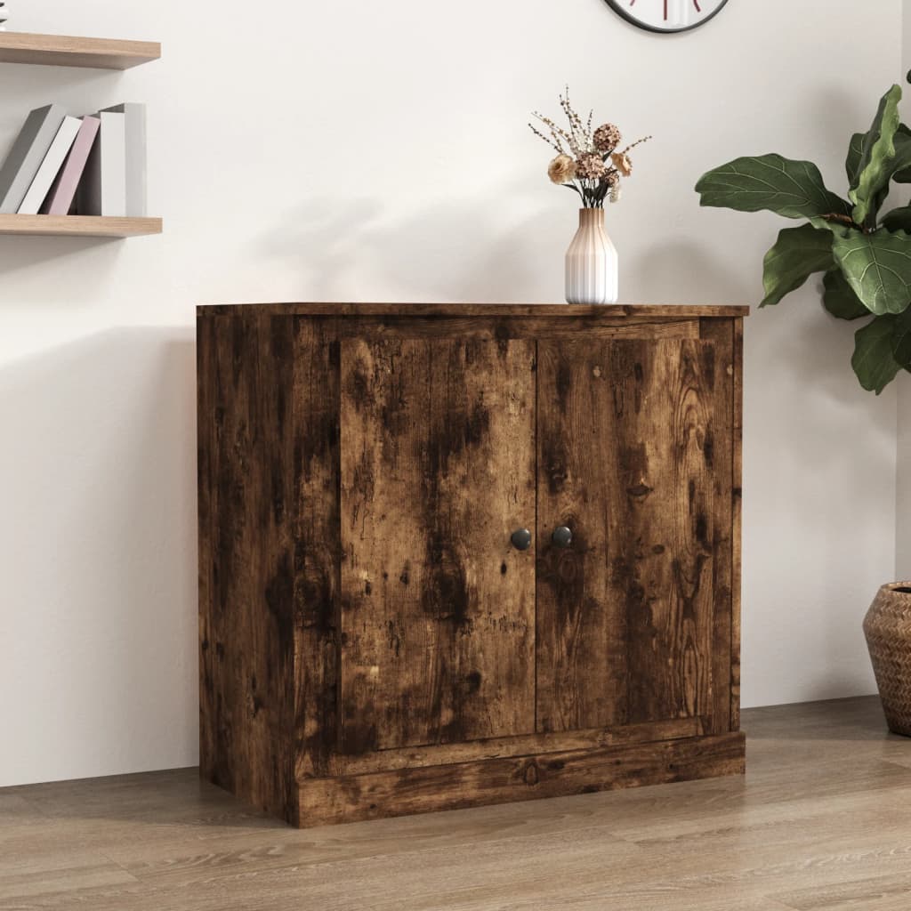 Sideboard Smoked Oak 70x35.5x67.5 cm Engineered Wood