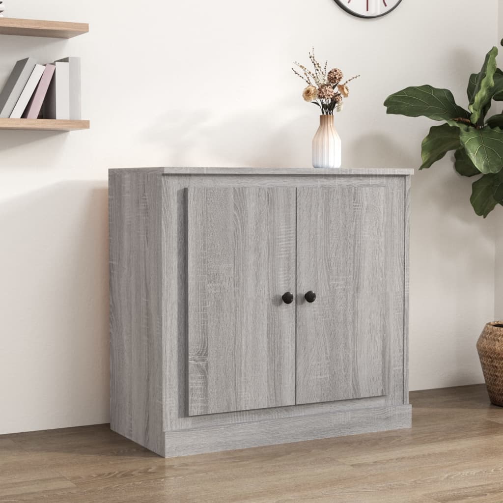 Sideboard Grey Sonoma 70x35.5x67.5 cm Engineered Wood