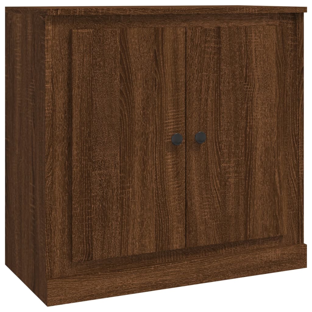 Sideboard Brown Oak 70x35.5x67.5 cm Engineered Wood