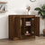 Sideboard Brown Oak 70x35.5x67.5 cm Engineered Wood