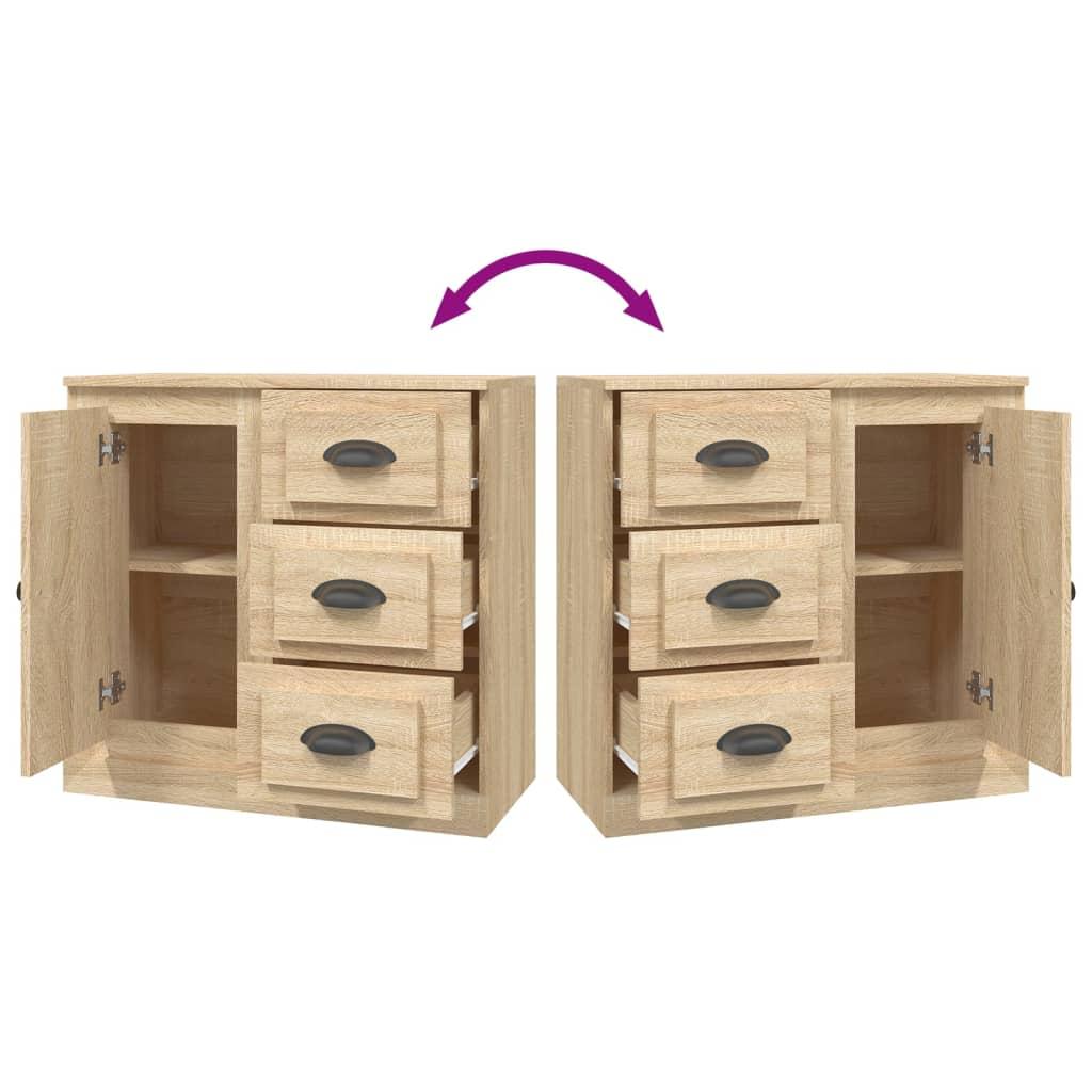 Sideboard Sonoma Oak 70x35.5x67.5 cm Engineered Wood