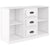 Sideboard High Gloss White 104.5x35.5x67.5 cm Engineered Wood