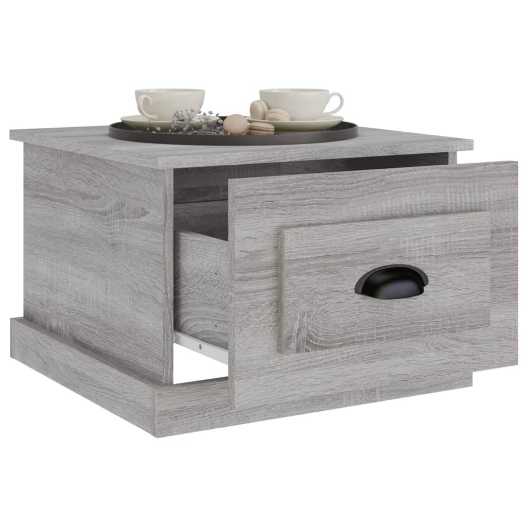 Coffee Table Grey Sonoma 50x50x35 cm Engineered Wood