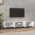 TV Cabinet White 180x31.5x40 cm Engineered Wood