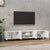 TV Cabinet High Gloss White 180x31.5x40 cm Engineered Wood