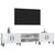 TV Cabinet High Gloss White 180x31.5x40 cm Engineered Wood