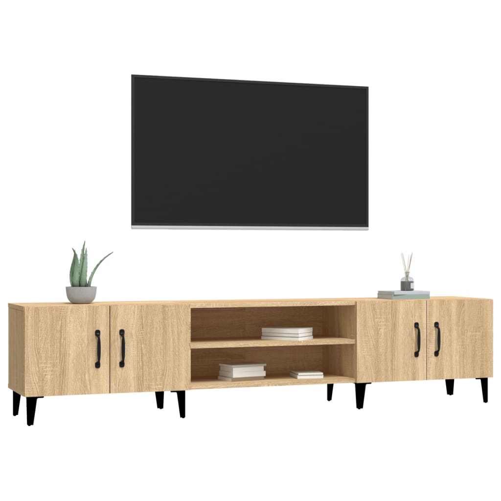 TV Cabinet Sonoma Oak 180x31.5x40 cm Engineered Wood