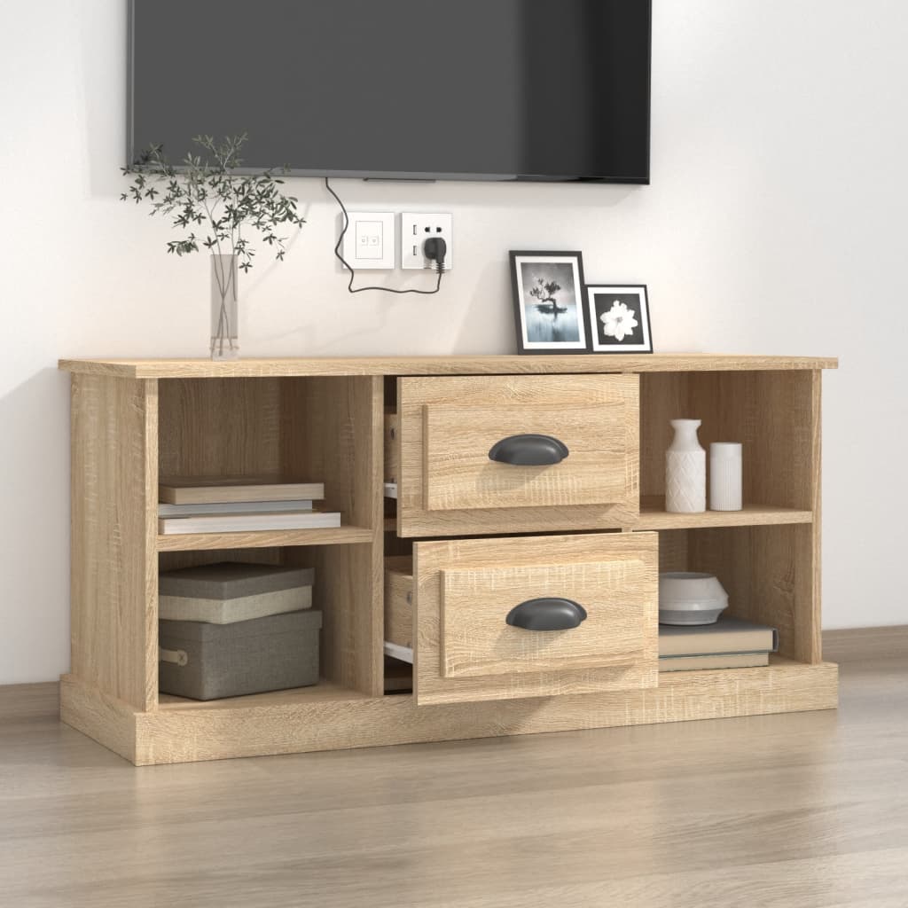 TV Cabinet Sonoma Oak 99.5x35.5x48 cm Engineered Wood