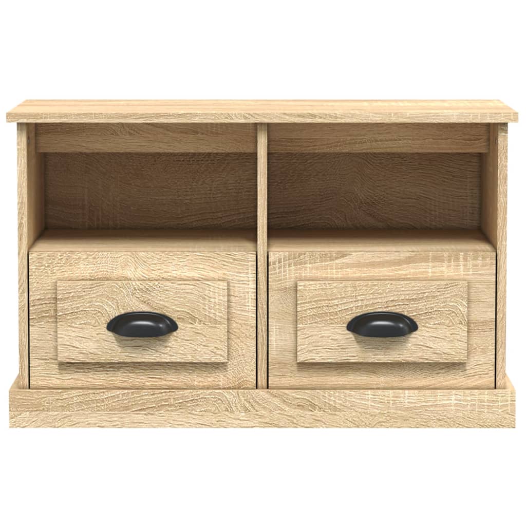 TV Cabinet Sonoma Oak 80x35x50 cm Engineered Wood