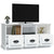 TV Cabinet White 100x35x50 cm Engineered Wood