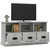 TV Cabinet Concrete Grey 100x35x50 cm Engineered Wood