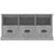 TV Cabinet Concrete Grey 100x35x50 cm Engineered Wood