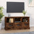 TV Cabinet Smoked Oak 100x35x50 cm Engineered Wood