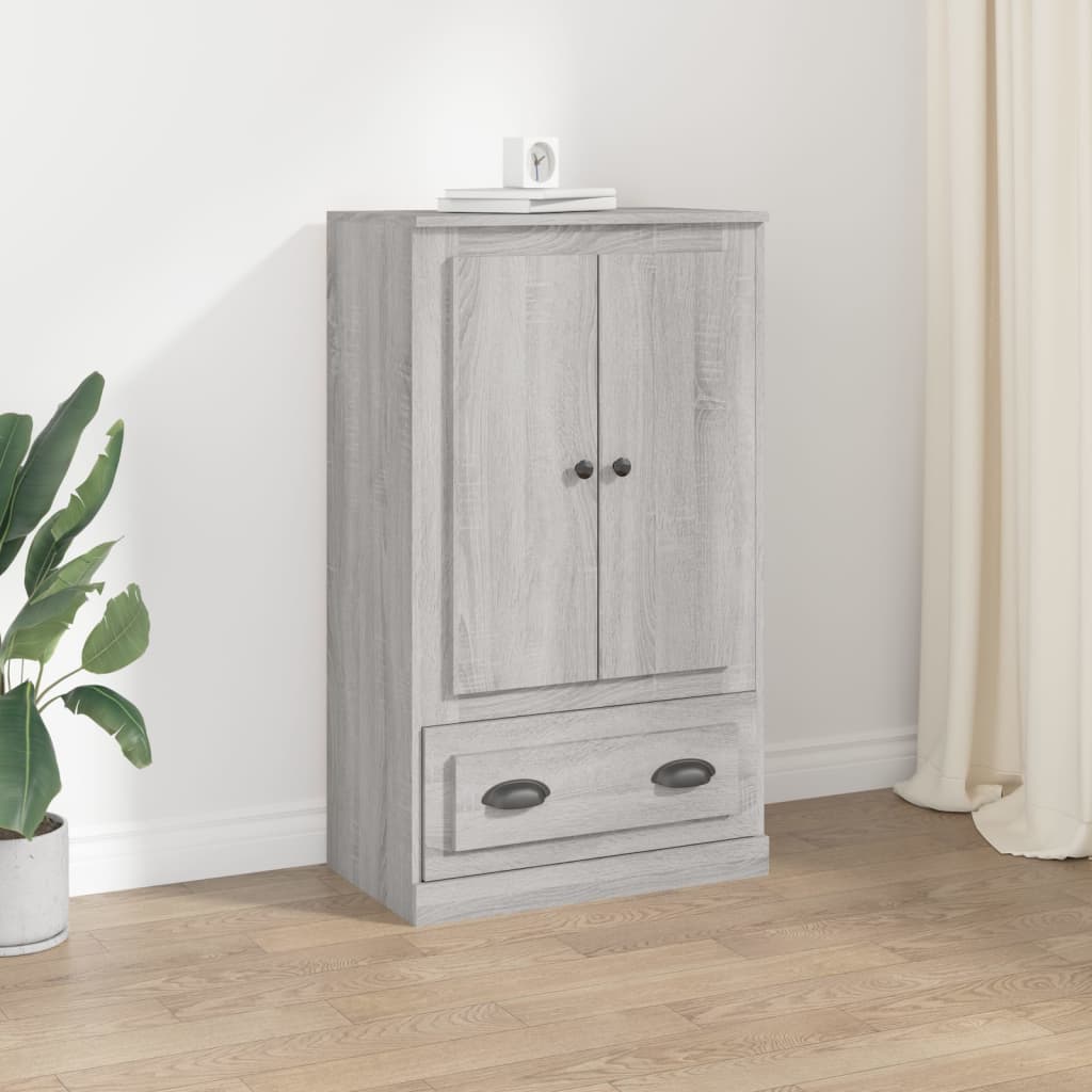 Highboard Grey Sonoma 60x35.5x103.5 cm Engineered Wood