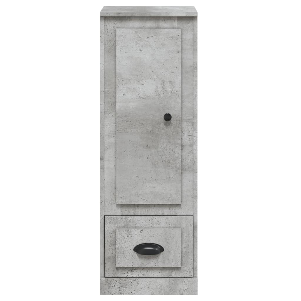 Highboard Concrete Grey 36x35.5x103.5 cm Engineered Wood