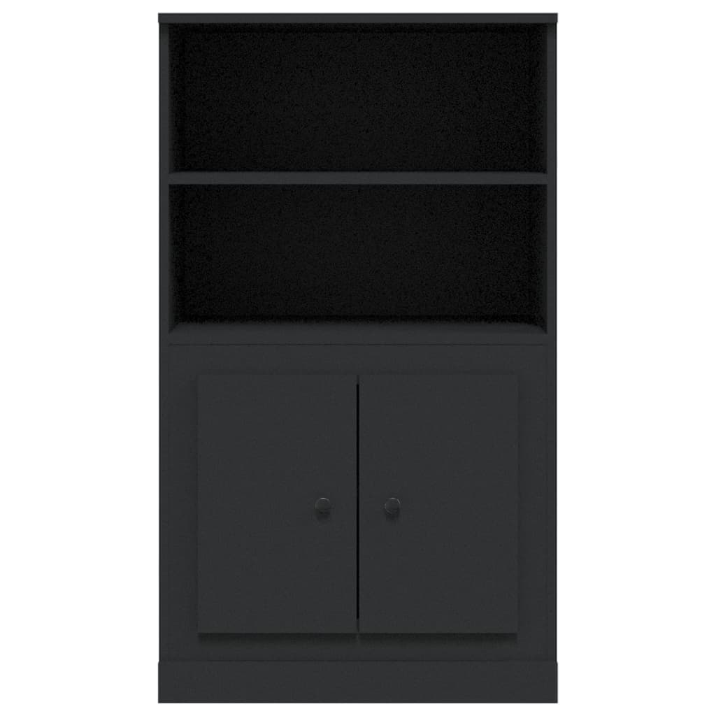 Highboard Black 60x35.5x103.5 cm Engineered Wood