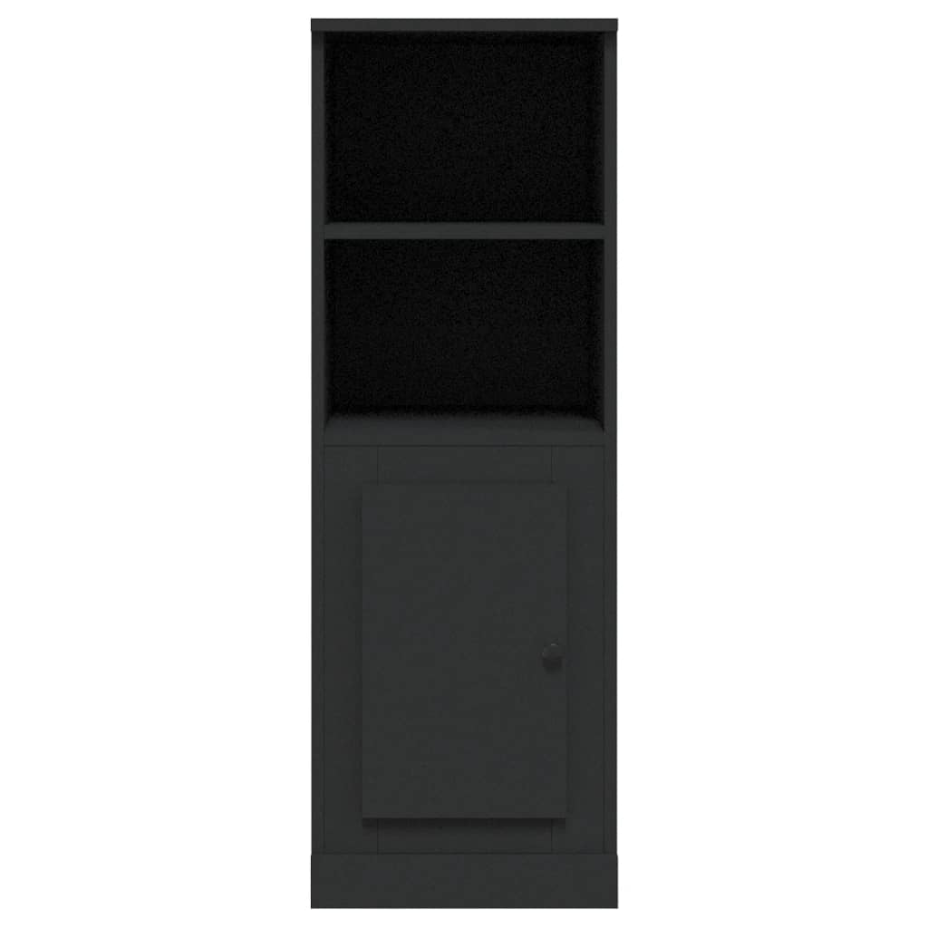 Highboard Black 36x35.5x103.5 cm Engineered Wood