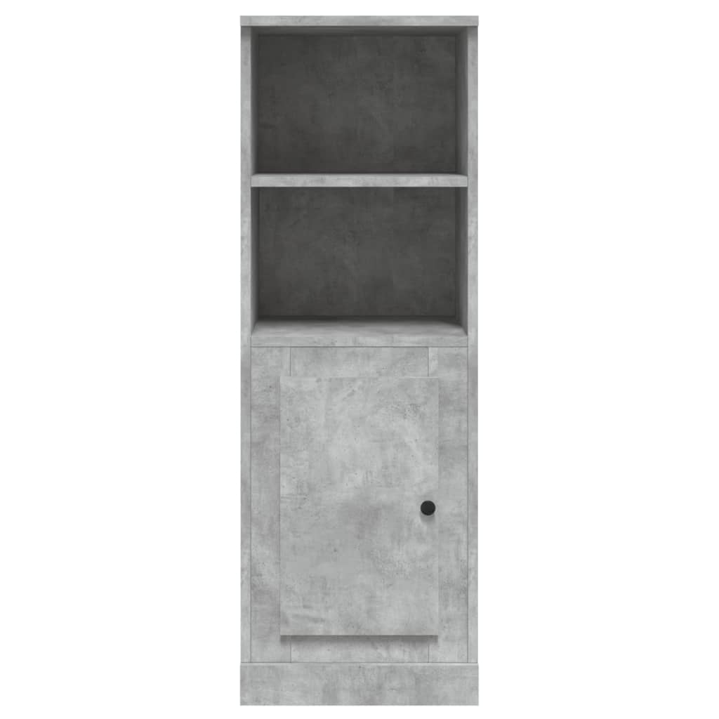 Highboard Concrete Grey 36x35.5x103.5 cm Engineered Wood