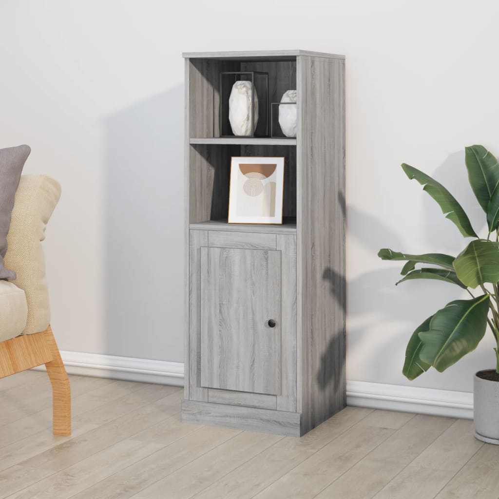 Highboard Grey Sonoma 36x35.5x103.5 cm Engineered Wood