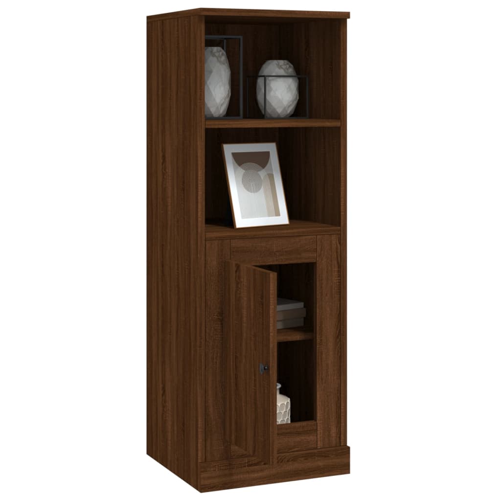 Highboard Brown Oak 36x35.5x103.5 cm Engineered Wood