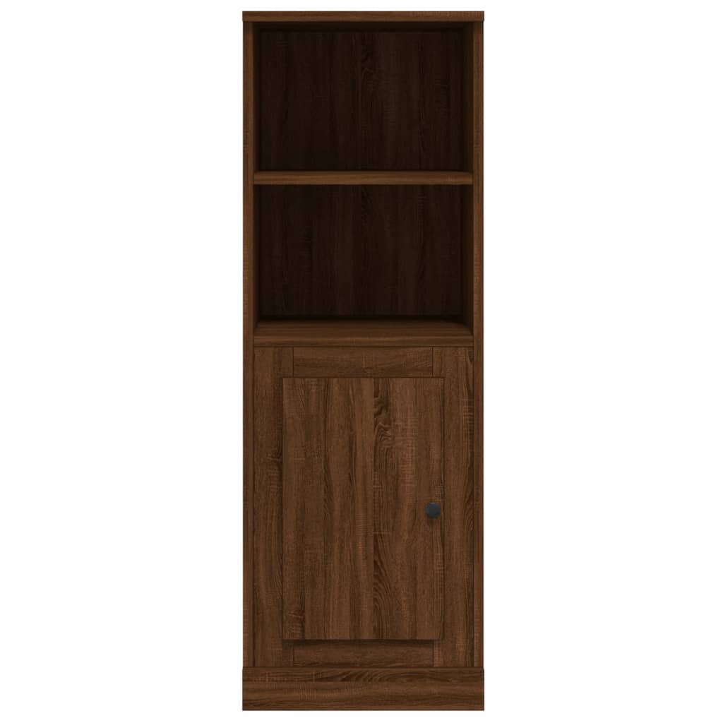 Highboard Brown Oak 36x35.5x103.5 cm Engineered Wood