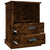 Bedside Cabinet Smoked Oak 43x36x60 cm