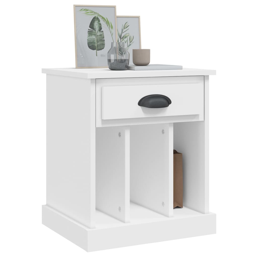 Bedside Cabinets 2 pcs White 43x36x50 cm