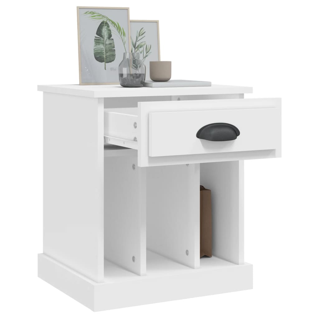 Bedside Cabinets 2 pcs White 43x36x50 cm