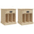 Bedside Cabinets 2 pcs Sonoma Oak 43x36x50 cm