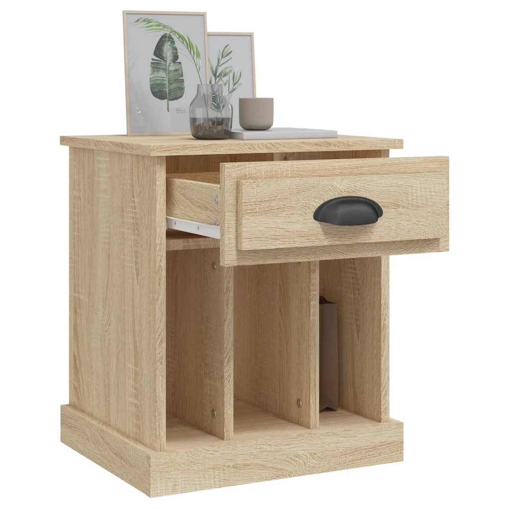 Bedside Cabinets 2 pcs Sonoma Oak 43x36x50 cm