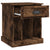 Bedside Cabinet Smoked Oak 43x36x50 cm