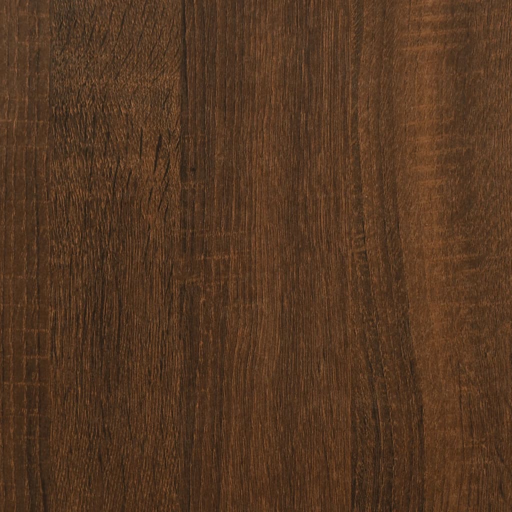 Bedside Cabinet Brown Oak 60x39x45 cm