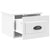 Wall-mounted Bedside Cabinet High Gloss White 41.5x36x28cm