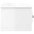 Wall-mounted Bedside Cabinets 2 pcs High Gloss White 41.5x36x28cm