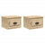 Wall-mounted Bedside Cabinets 2 pcs Sonoma Oak 41.5x36x28cm