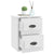 Wall-mounted Bedside Cabinets 2 pcs White 41.5x36x53cm