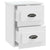 Wall-mounted Bedside Cabinets 2 pcs White 41.5x36x53cm