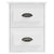 Wall-mounted Bedside Cabinets 2 pcs White 41.5x36x53cm