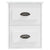 Wall-mounted Bedside Cabinets 2 pcs White 41.5x36x53cm