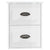 Wall-mounted Bedside Cabinets 2 pcs High Gloss White 41.5x36x53cm