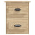 Wall-mounted Bedside Cabinet Sonoma Oak 41.5x36x53cm