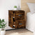 Wall-mounted Bedside Cabinet Smoked Oak 41.5x36x53cm