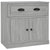 Sideboard Grey Sonoma 70x35.5x67.5 cm Engineered Wood