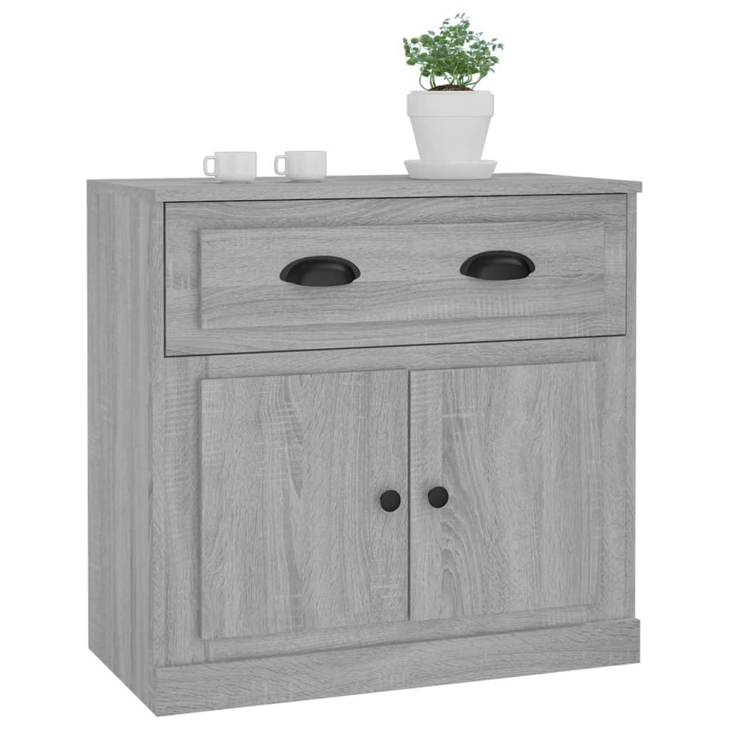 Sideboard Grey Sonoma 70x35.5x67.5 cm Engineered Wood