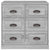 Sideboard Grey Sonoma 70x35.5x67.5 cm Engineered Wood