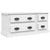 TV Cabinet White 100x35.5x45 cm Engineered Wood