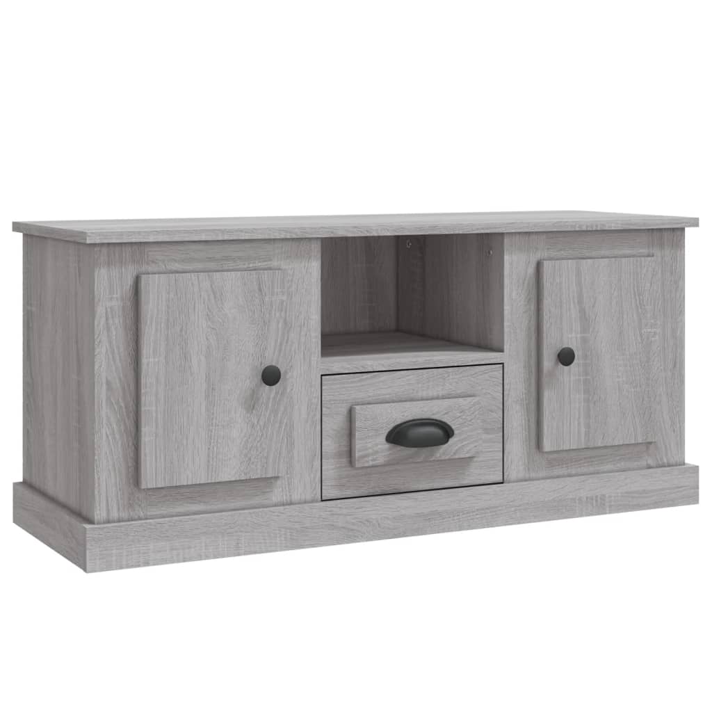 TV Cabinet Grey Sonoma 100x35.5x45 cm Engineered Wood