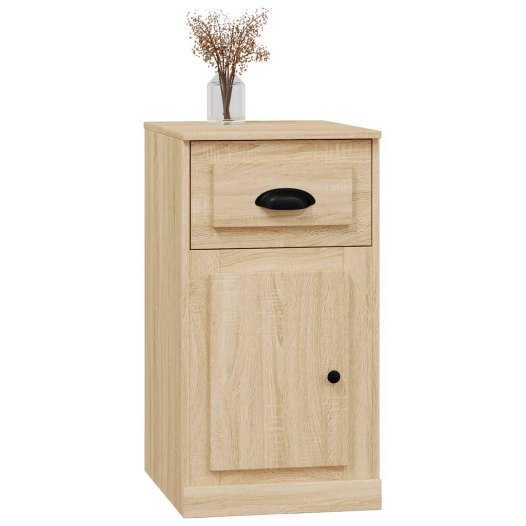 Side Cabinet with Drawer Sonoma Oak 40x50x75 cm Engineered Wood